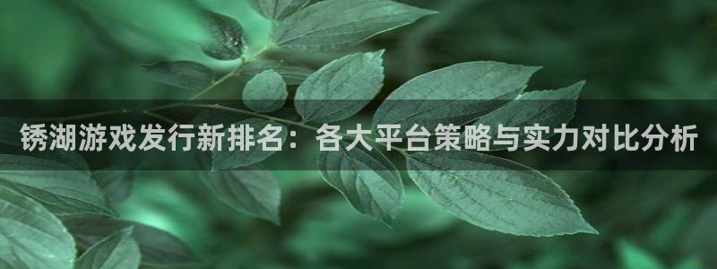 陕西pp电子子文化创意干啥的：锈湖游戏发行新排名：各大平台策略与实力对比分析