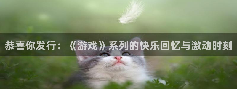 pp电子服装分店有几家：恭喜你发行：《游戏》系列的快乐回忆与激动时刻